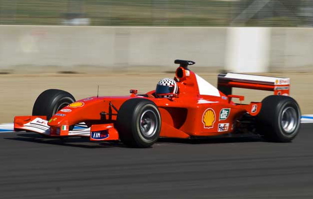 Schumacher Ferrari F2001 at Laguna Seca
