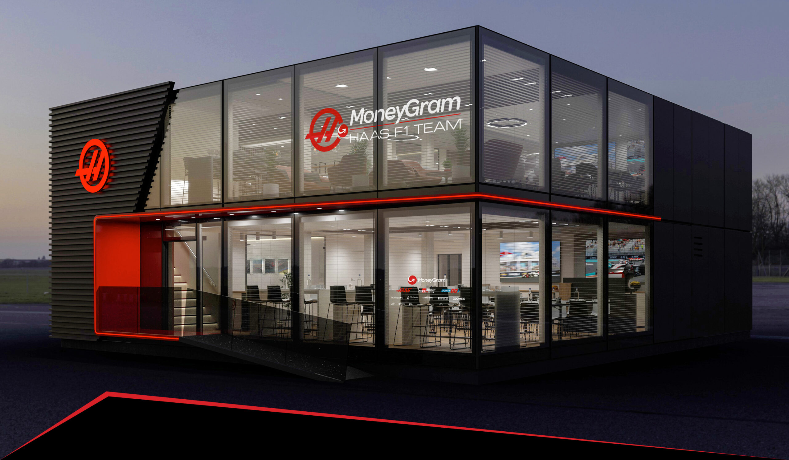 Haas F1 svela nuovo motorhome