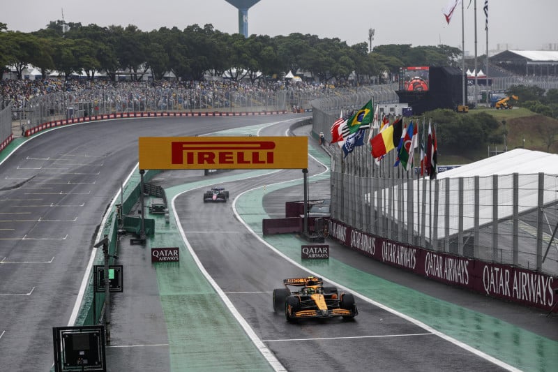 Previsioni meteo F1 Brasile 2025: il cielo nuvoloso a Interlagos prima delle qualifiche sprint.