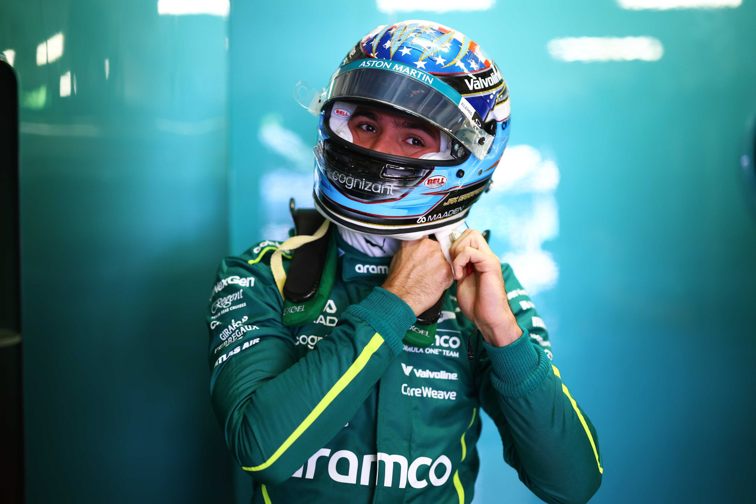 Jak Crawford pilota dell'Aston Martin F1 Team.