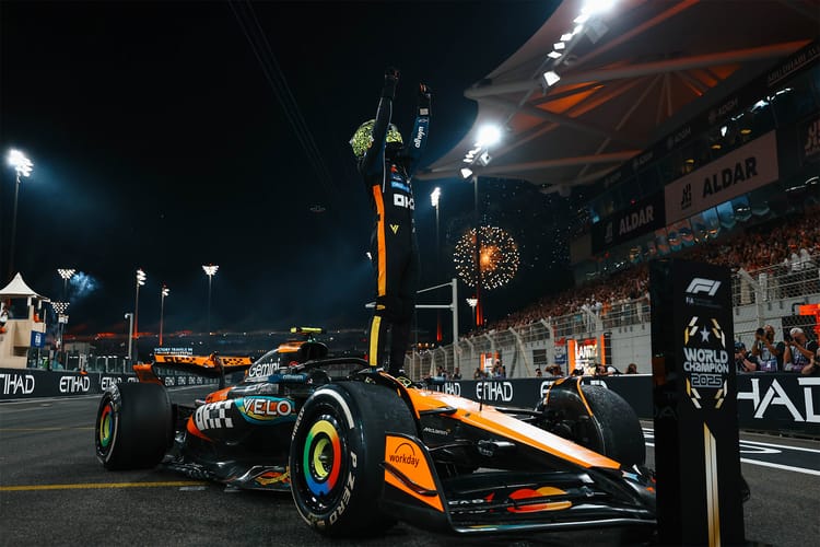 Formula uno paddock|Norris Campione! McLaren nella Storia ad Abu Dhabi