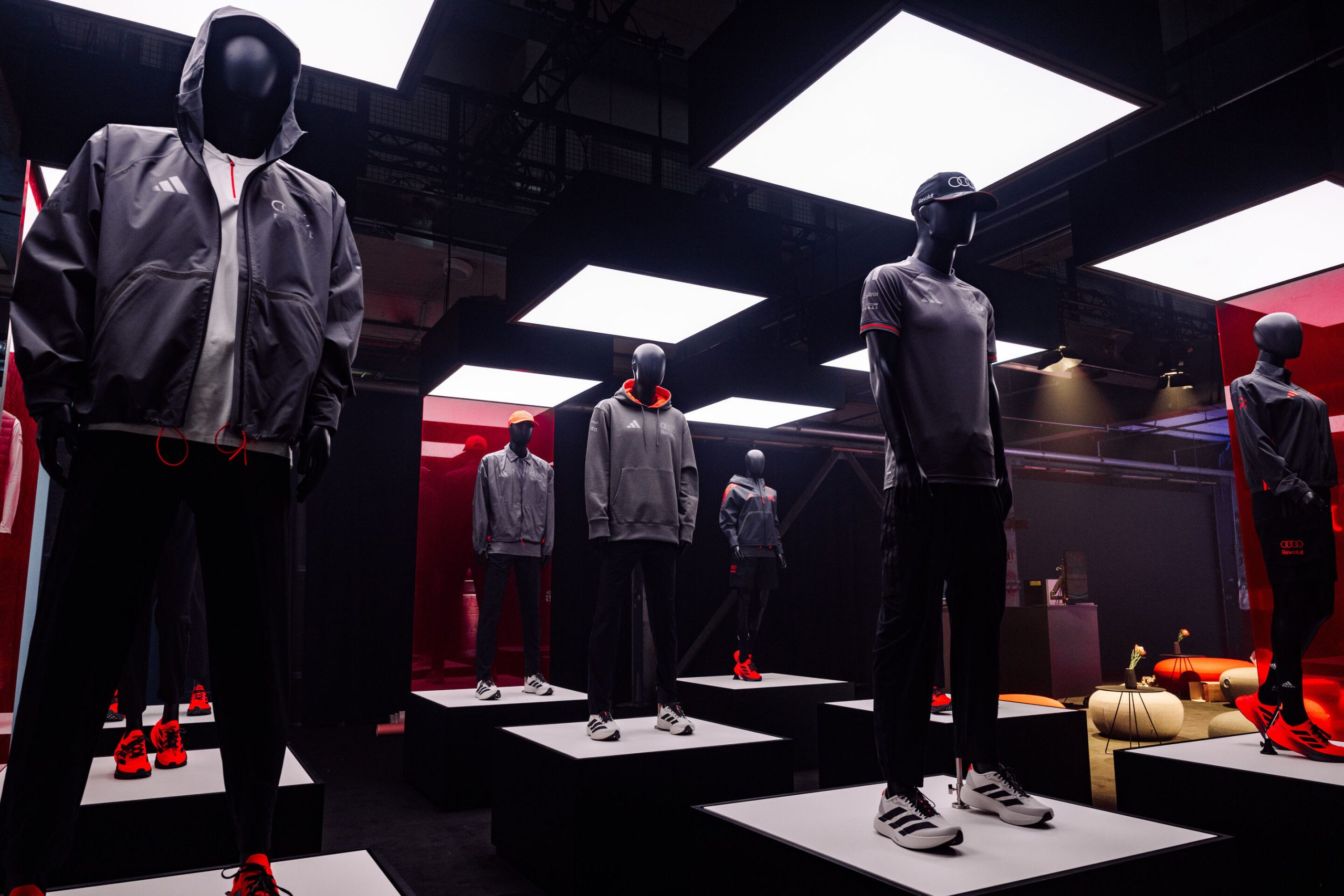 Audi R26 sul palco del Kraftwerk a Berlino