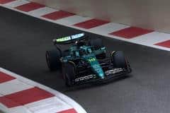 Fernando Alonso al volante della nuova Aston Martin AMR26