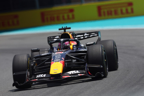 Vettura Red Bull Racing in azione a Miami