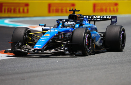Vettura Williams sul circuito di Miami